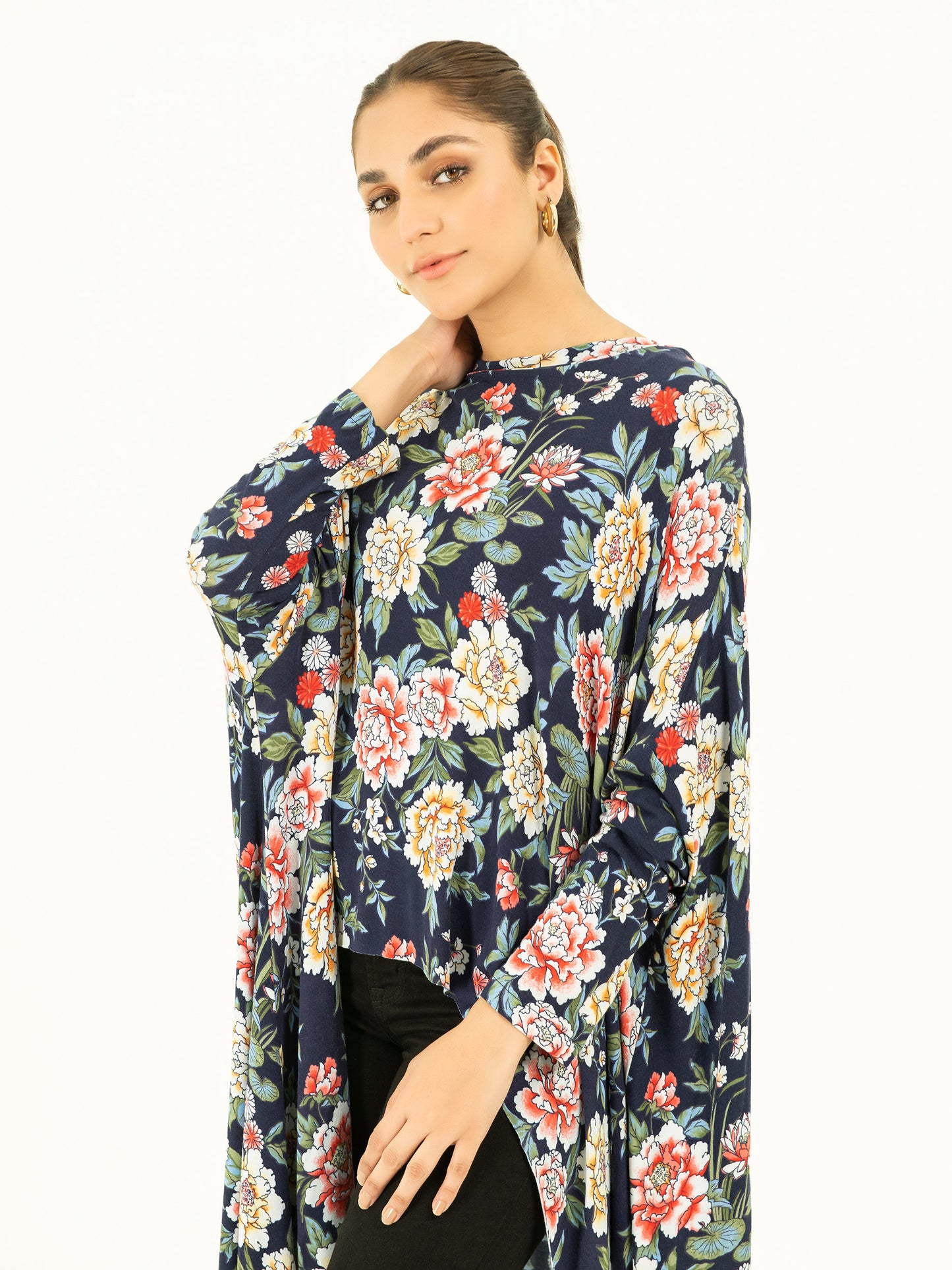 Printed Jersey Top
