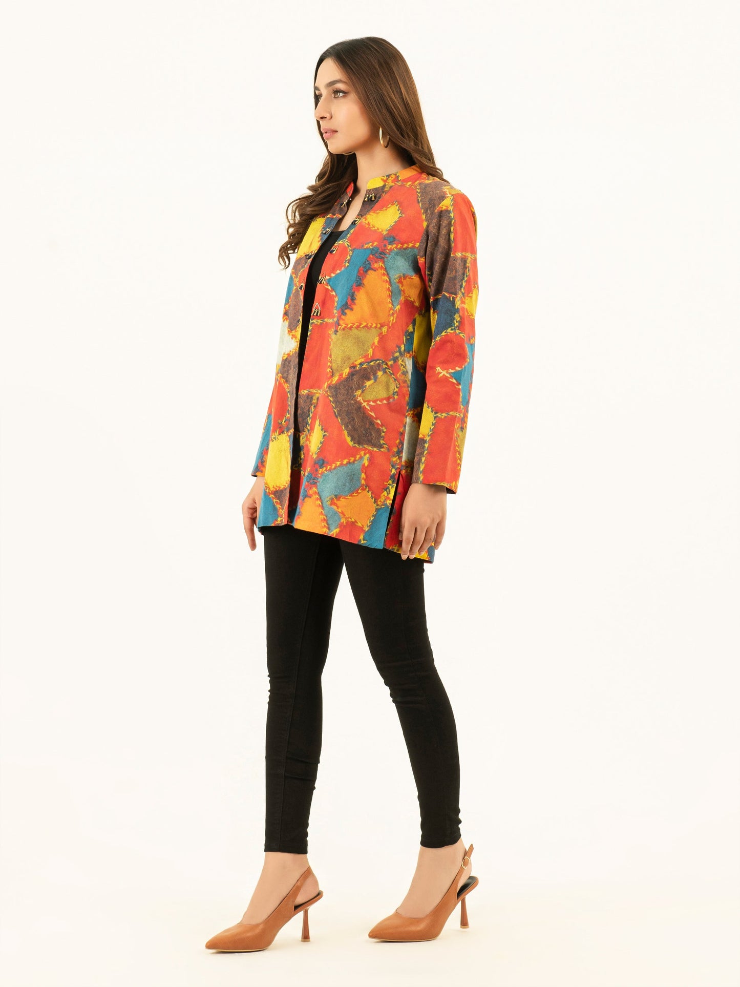 Printed Winter Cotton Cardigan