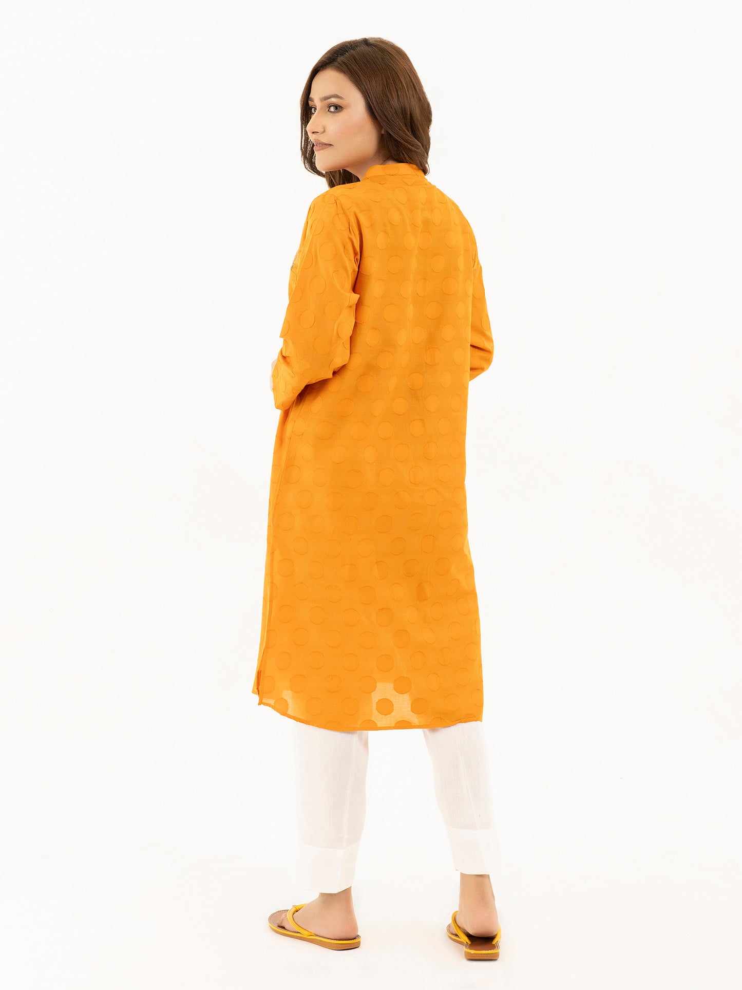 Jacquard Shirt-Embroidered (Pret)