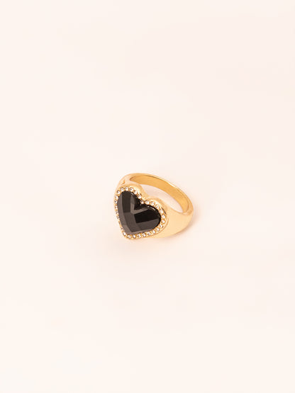 Embellished Heart Ring