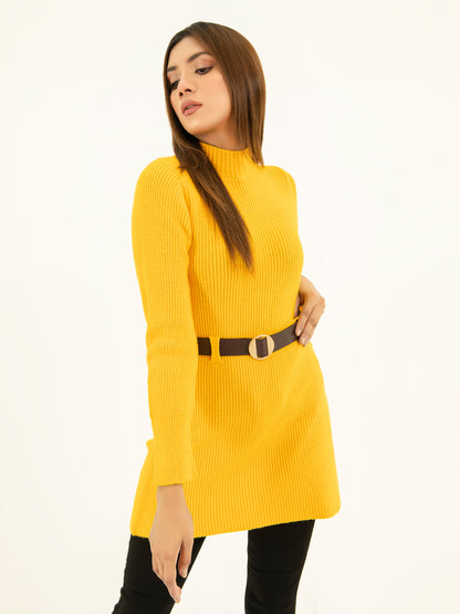 Belted Bodycon Dress