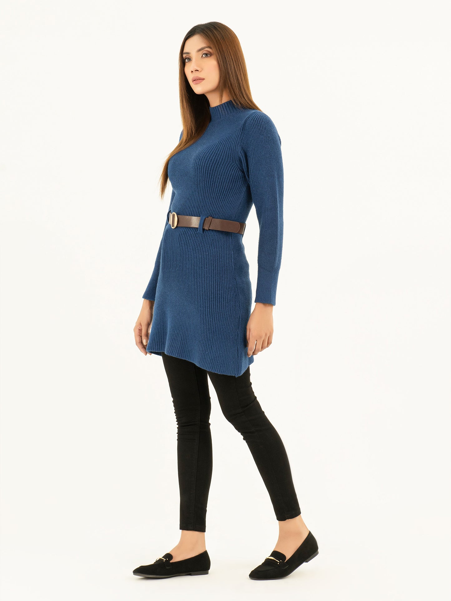 Belted Bodycon Dress