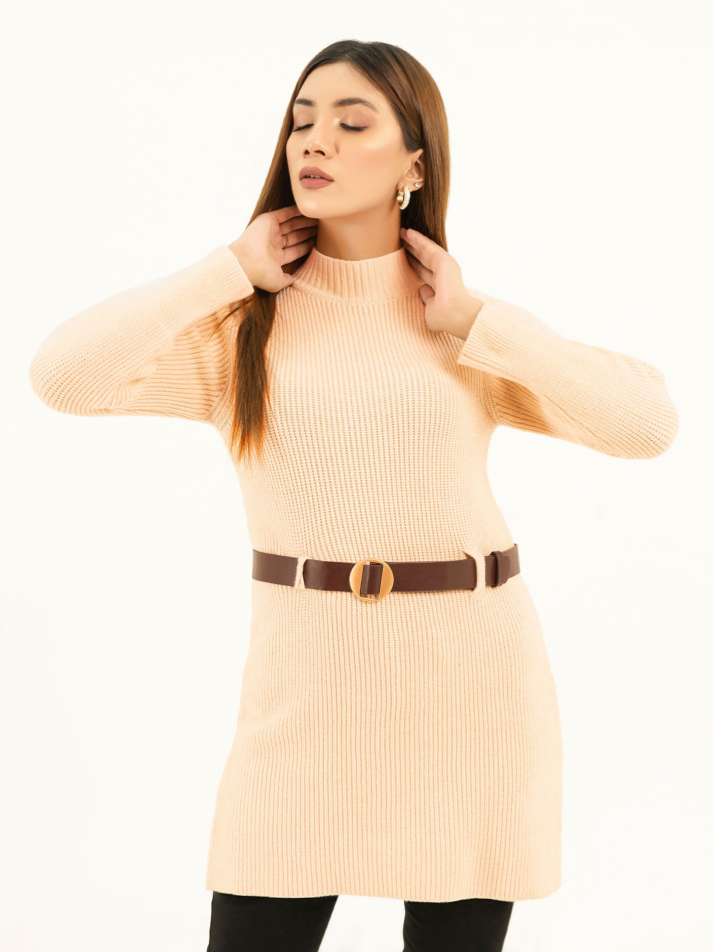 Belted Bodycon Dress