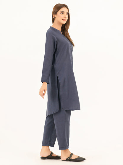 2 Piece Khaddar Suit-Embroidered (Pret)