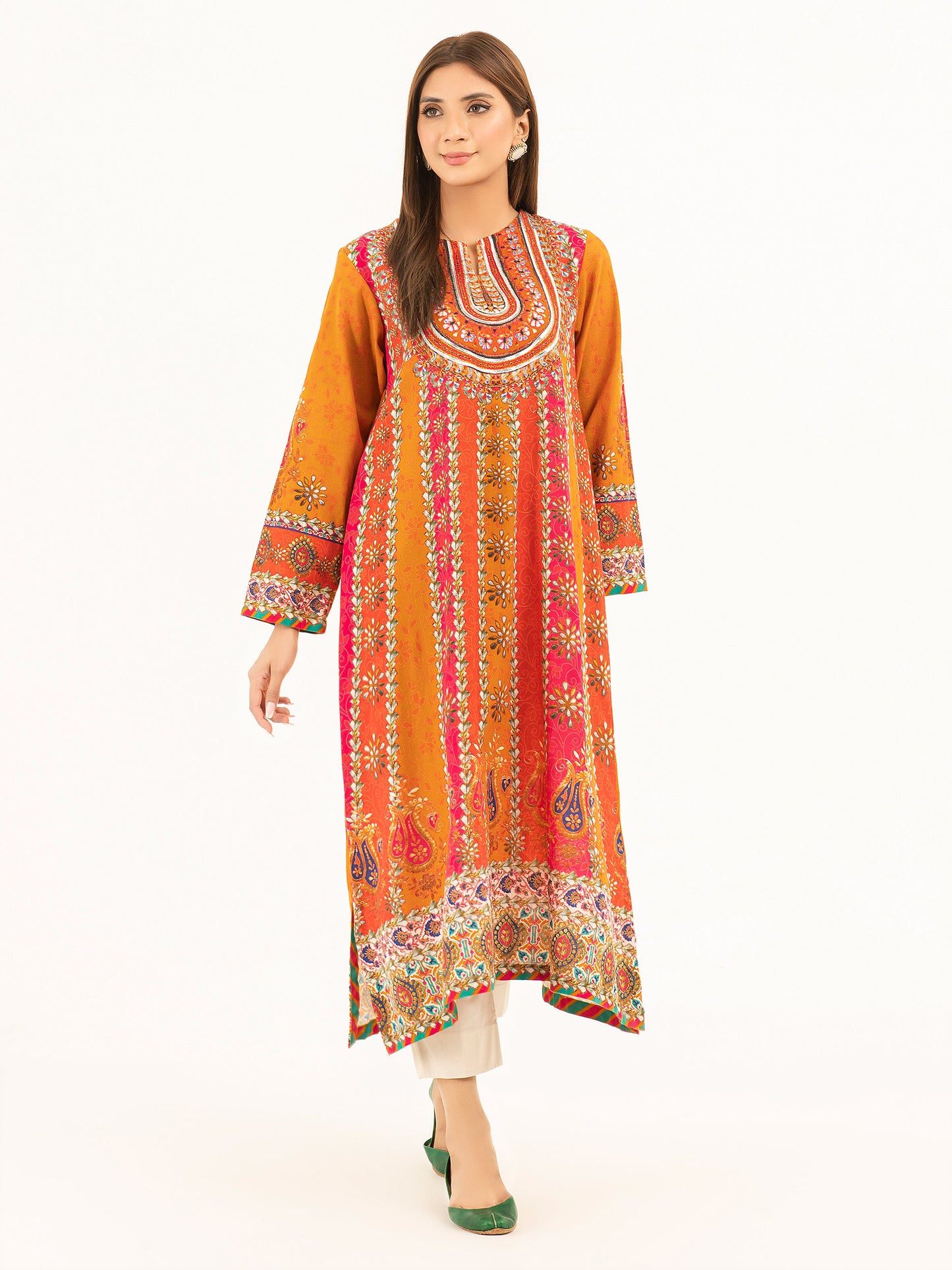 Khaddar Shirt-Printed (Pret)