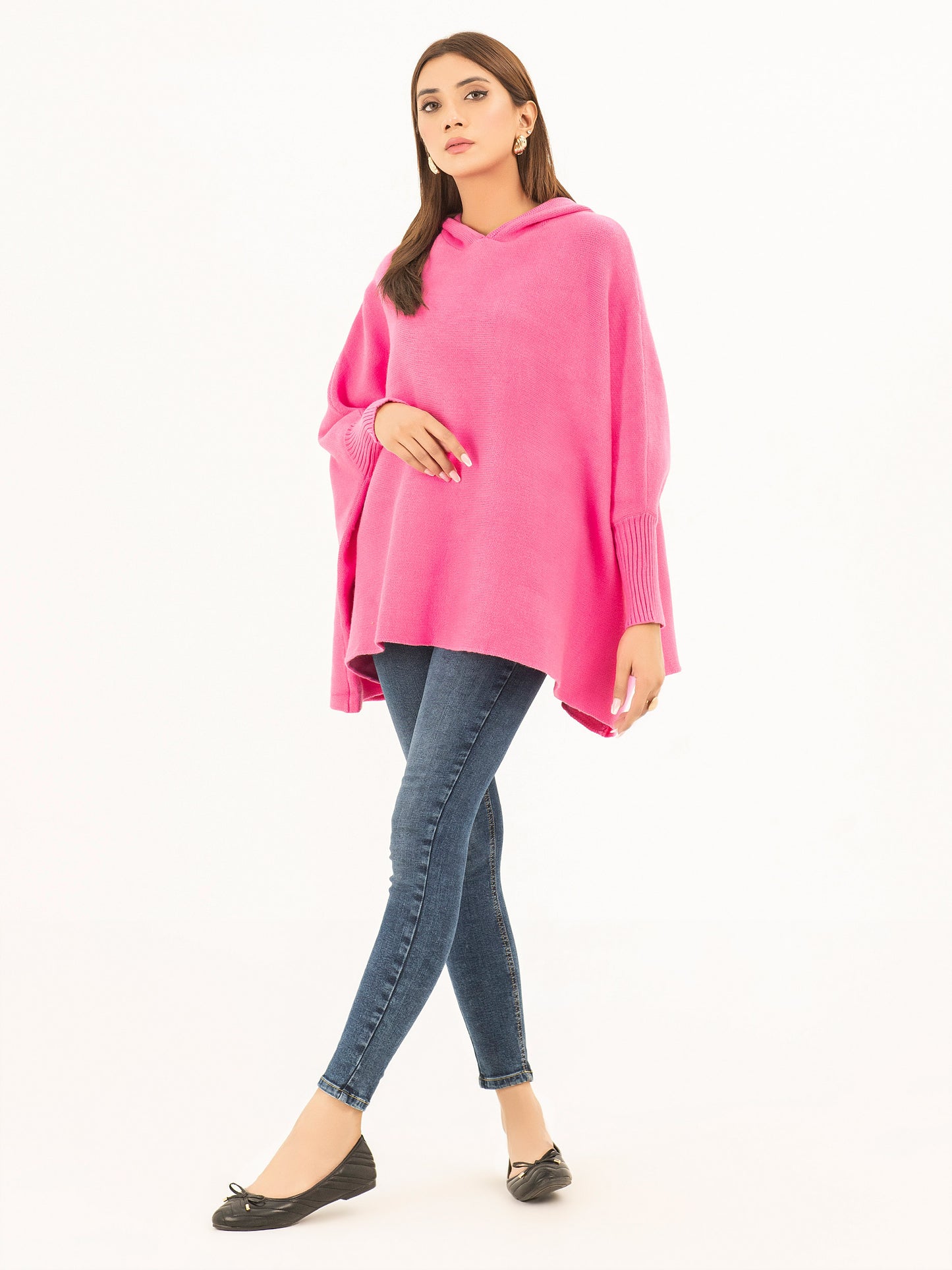 Hooded Batwing Sweater