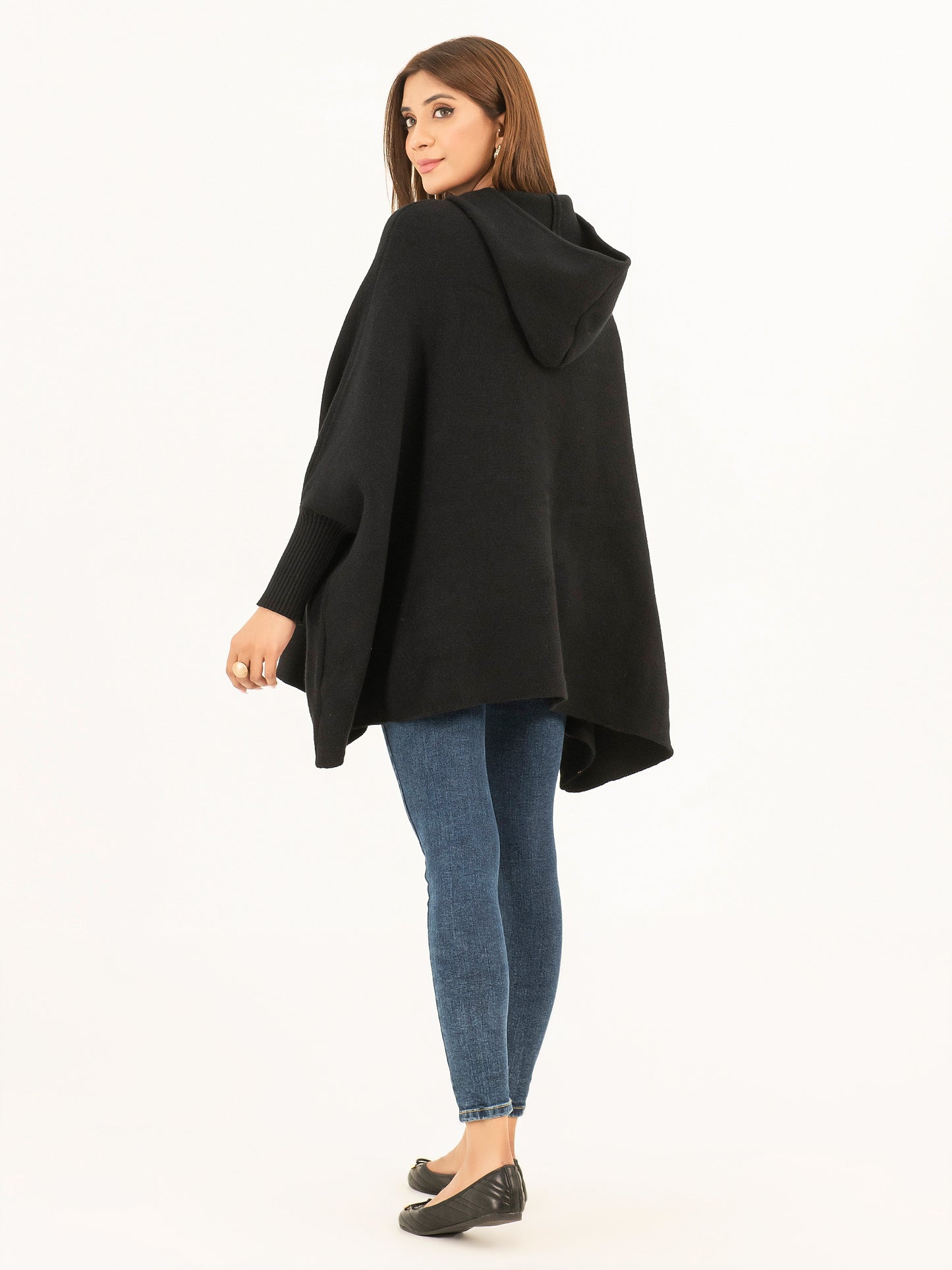 Hooded Batwing Sweater
