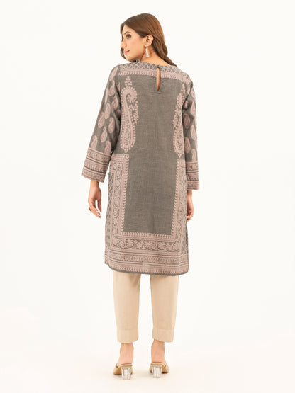 Jacquard Shirt-Embellished (Pret)