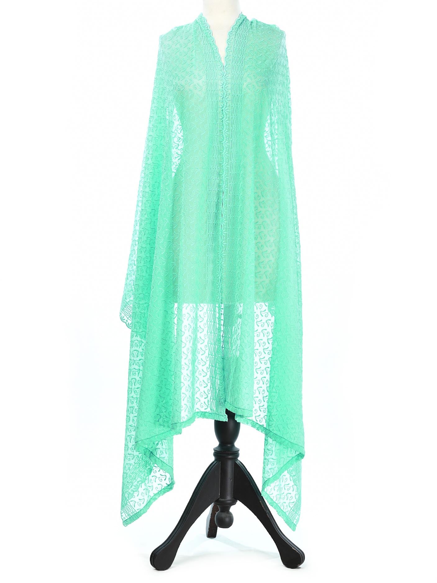 Chiffon Dyed Schiffli Dupatta