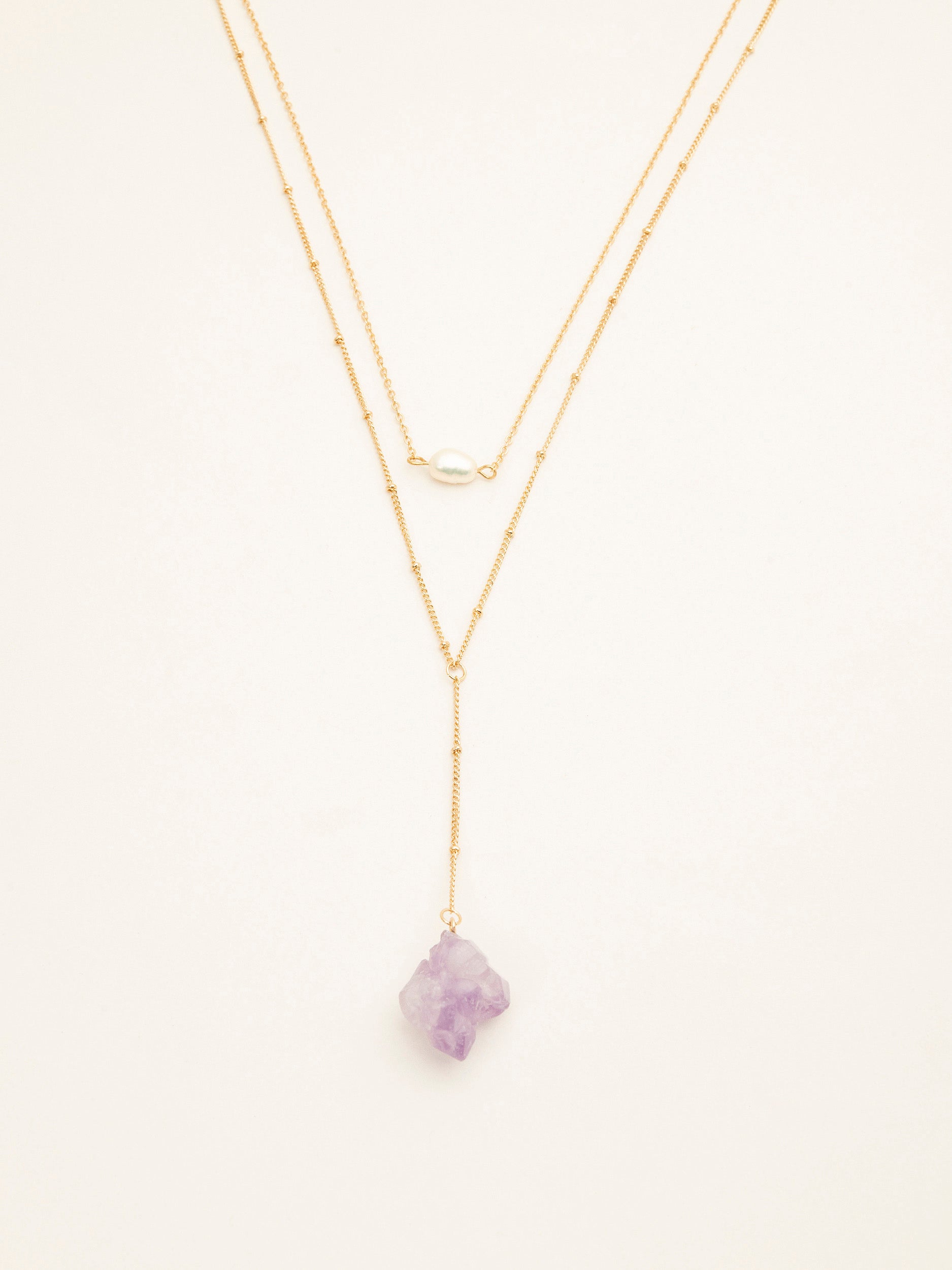 Amethyst Layered Necklace