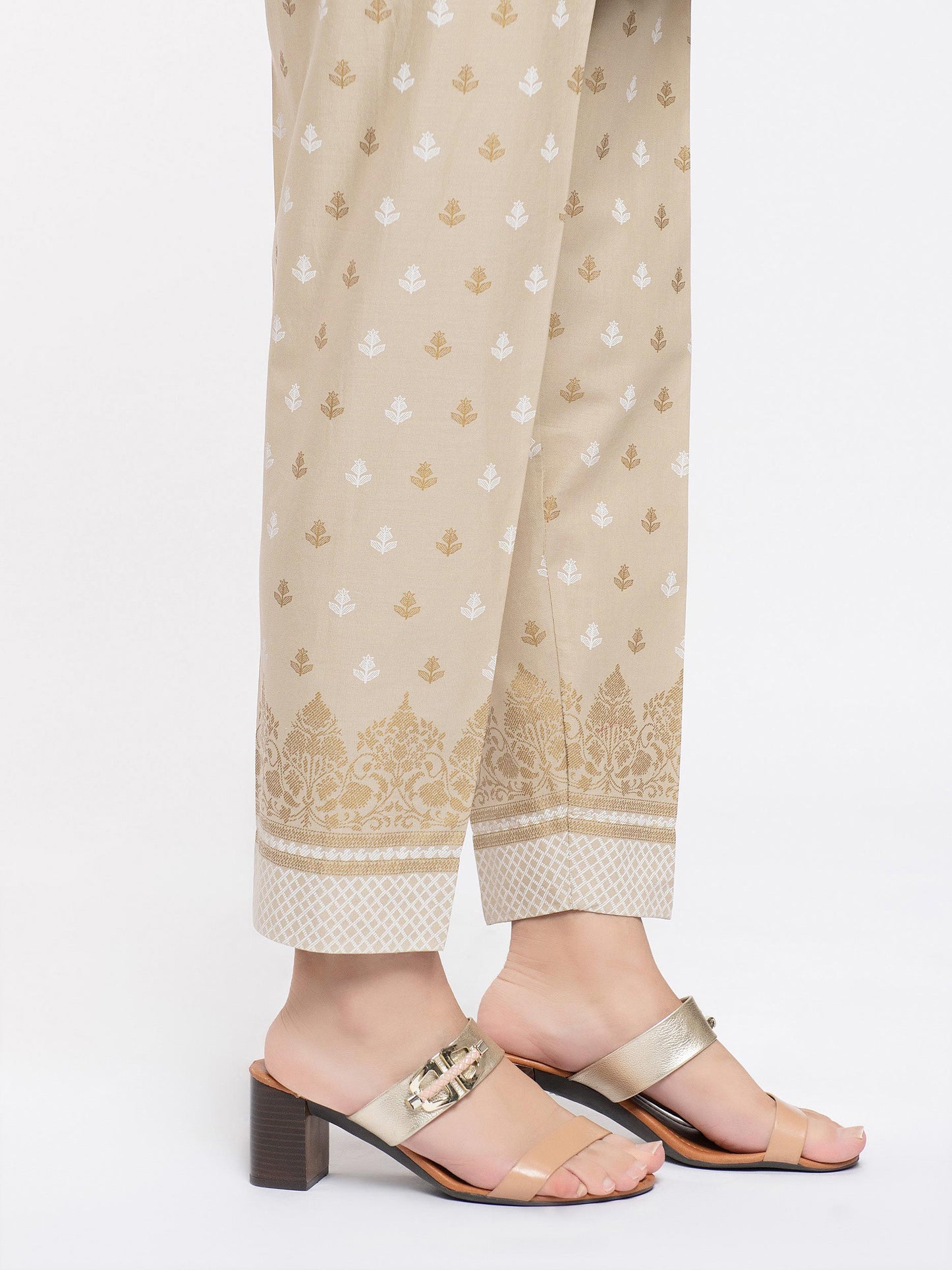 Printed Cambric Trouser