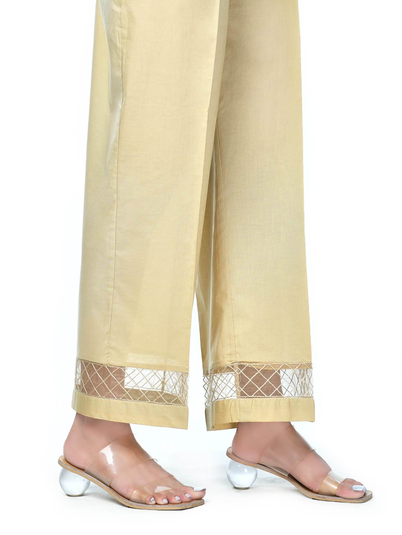 Embroidered Cambric Trouser