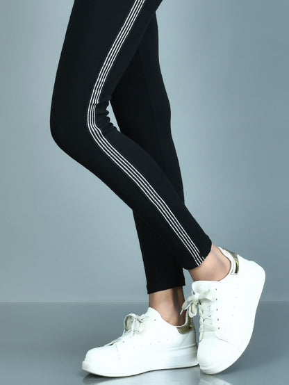 Shimmer Striped Tights