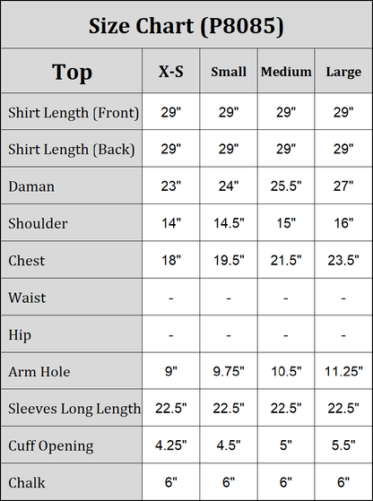 Cambric Kurti-Embroidered (Pret)